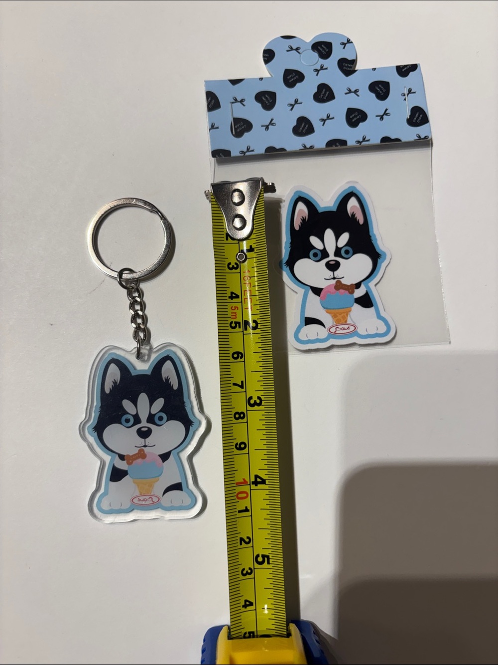 Husky Keychain & Sticker Set - Picture 8 of 8